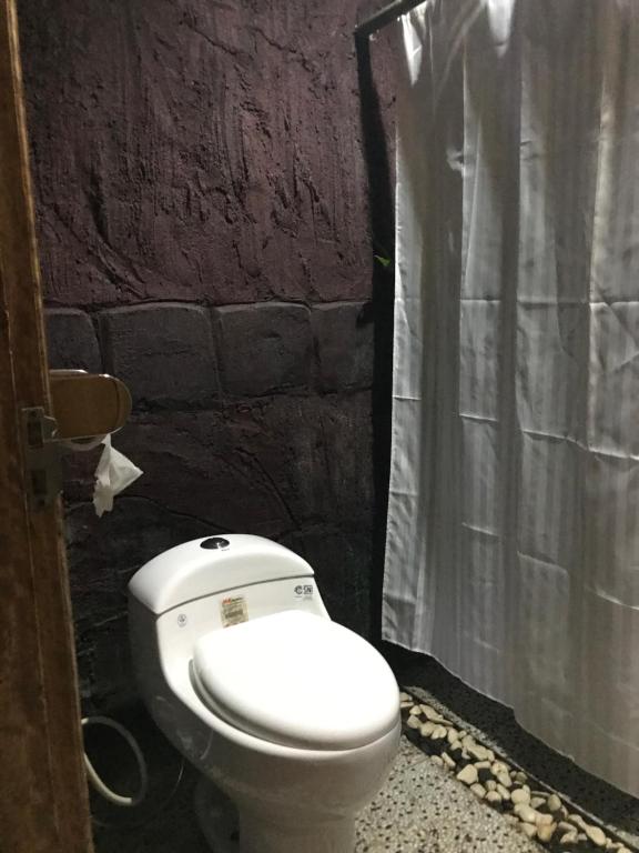 Koupelna v ubytování Joben Ecolodge