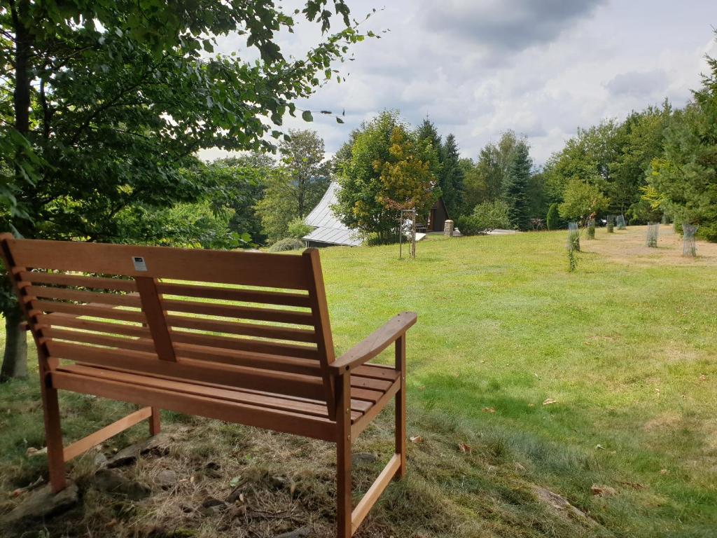Zahrada ubytování chalupa Pod Metodkou