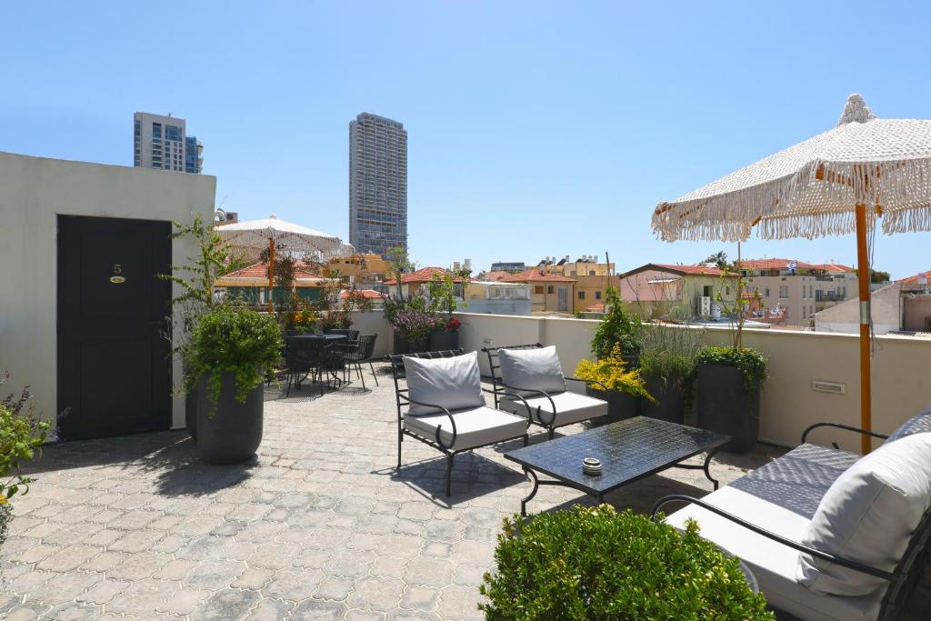 Balkón nebo terasa v ubytování Allegro Neve Tzedek Boutique Suites - By HOMY