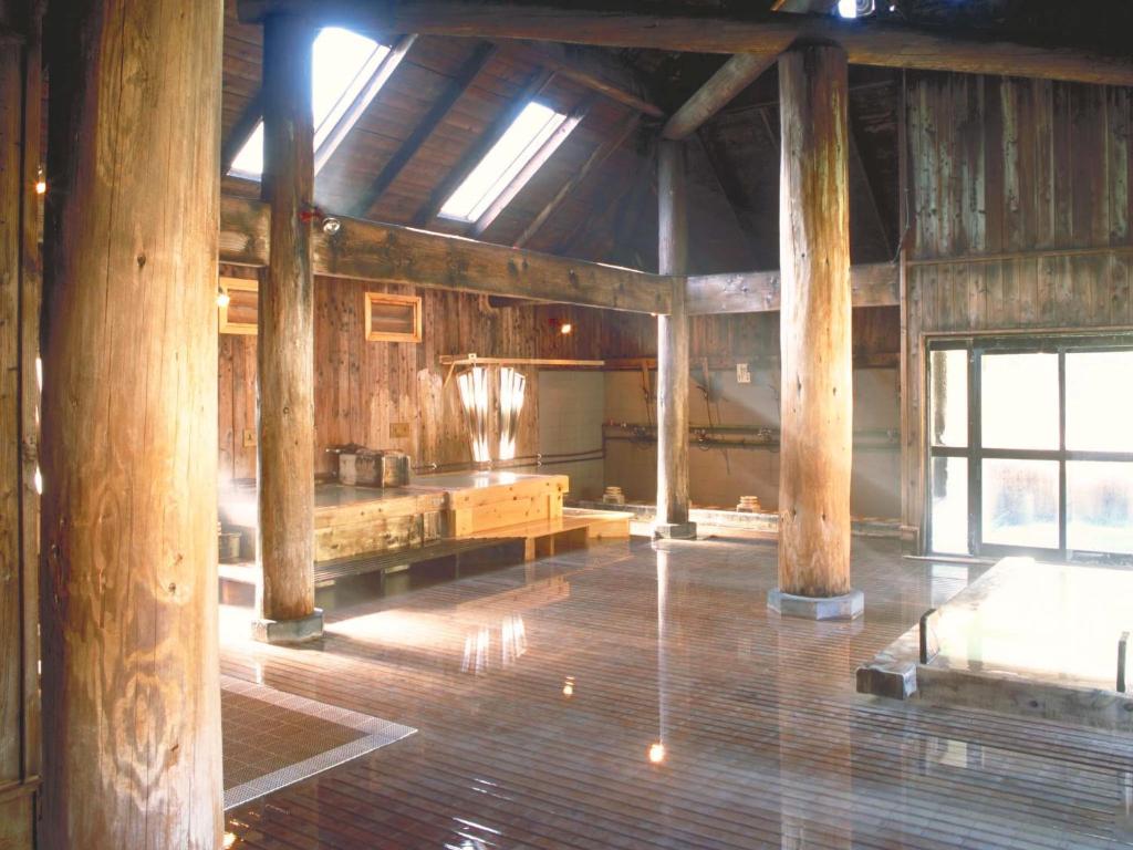 Posezení v ubytování Manza Onsen Nisshinkan
