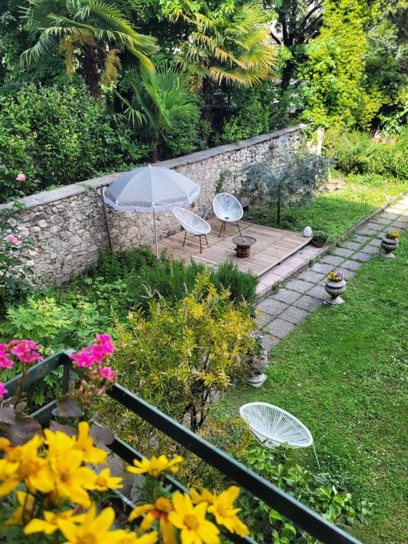 Zahrada ubytování B&B Dal Nonno
