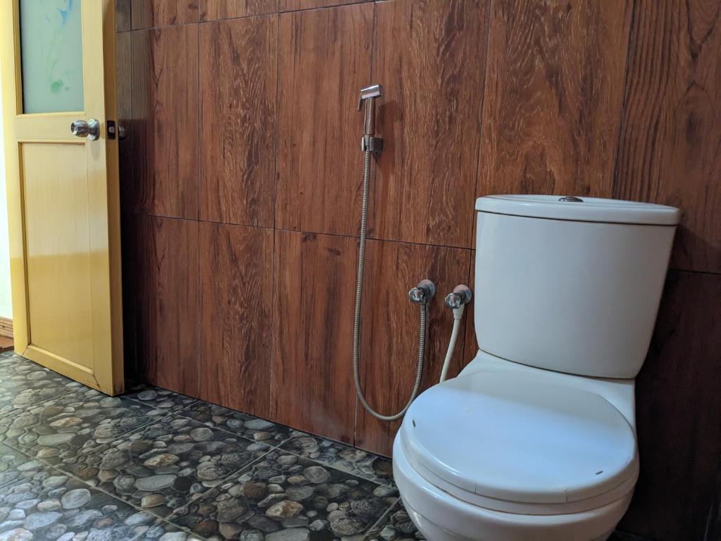Koupelna v ubytování Afenta Motel- Mihintale