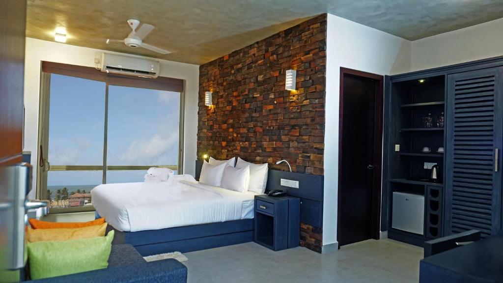 Postel nebo postele na pokoji v ubytování Hotel Sico