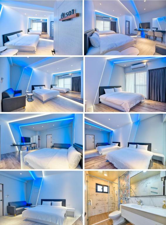 Postel nebo postele na pokoji v ubytování Yi Su Boutique B&B