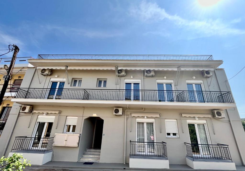 Budova, kde se aparthotel nachází