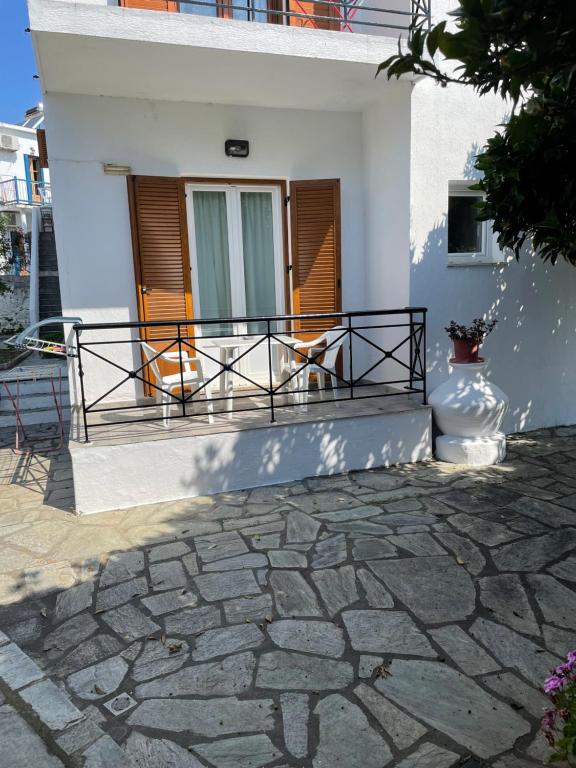 Budynek, w którym mieści się apartament