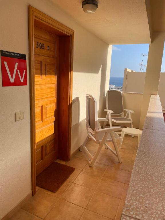 Balkón nebo terasa v ubytování Residencia MIRAPUERTO