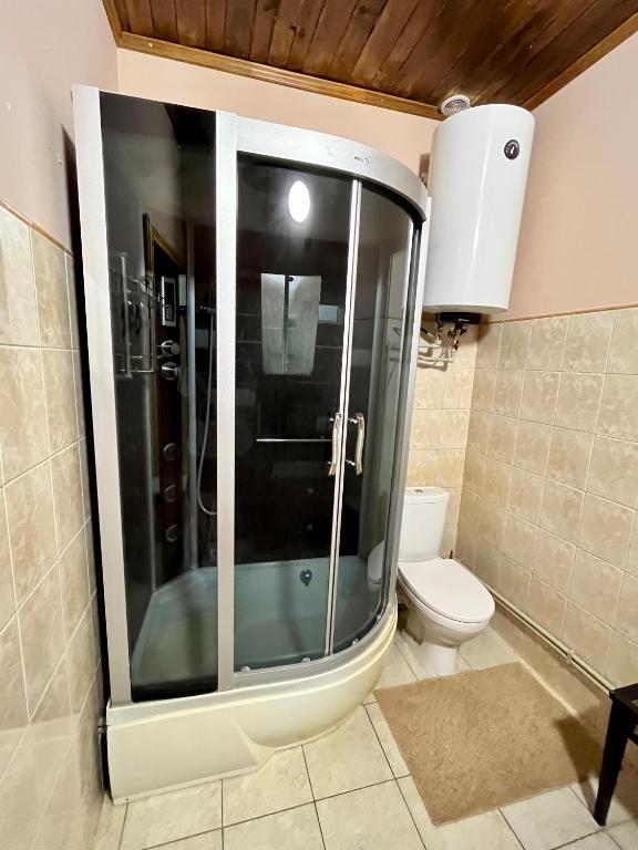 Koupelna v ubytování House Girska Rika