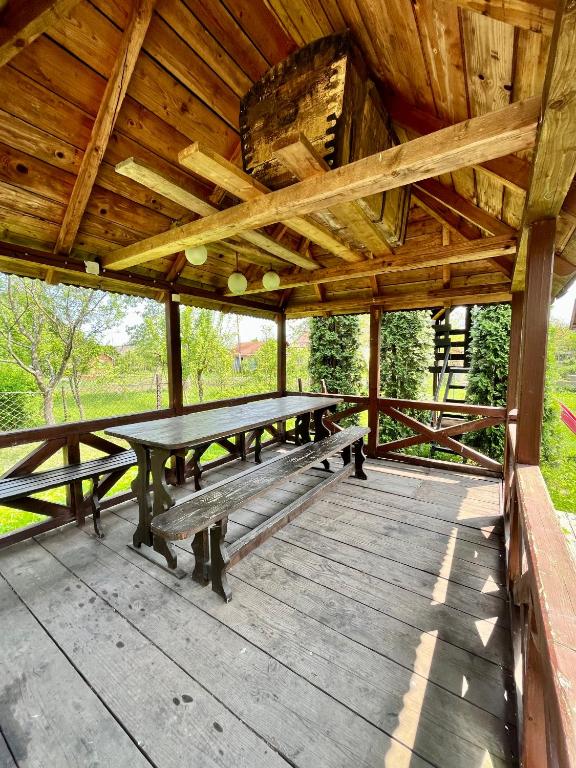 Balkón nebo terasa v ubytování House Girska Rika
