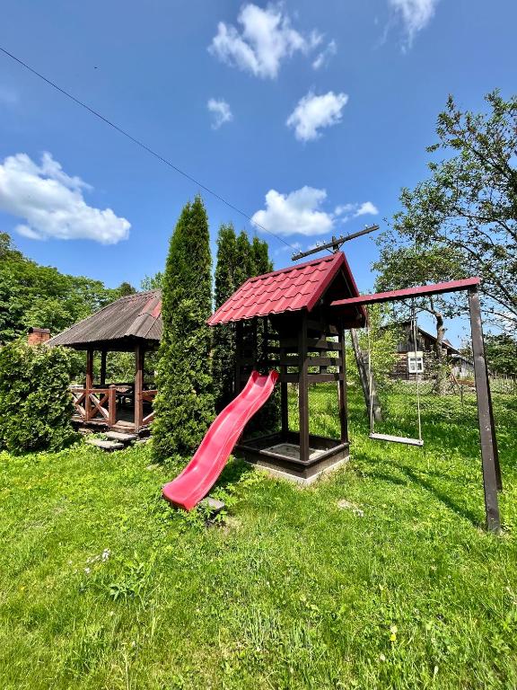 Herní místnost nebo prostor pro děti v ubytování House Girska Rika