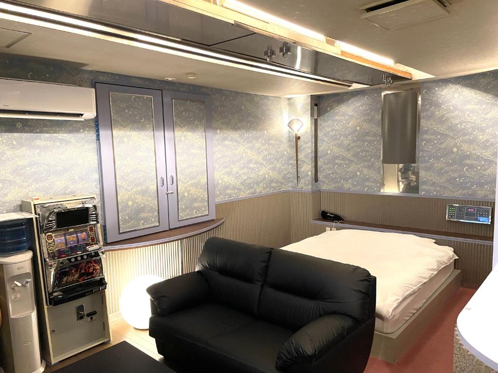 Kuchyň nebo kuchyňský kout v ubytování Hotel Ai - coupls hotel
