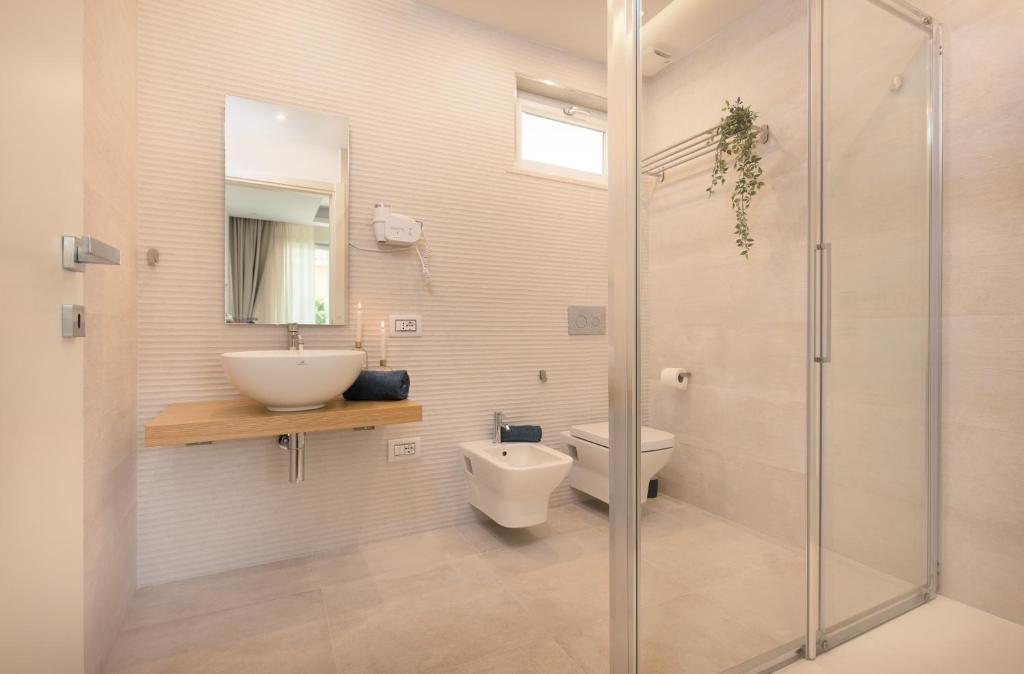 Kúpeľňa v ubytovaní Télos Rooms