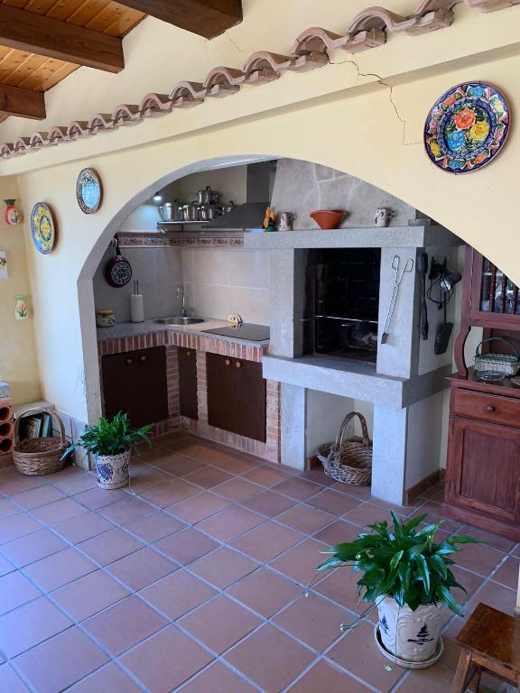 Kuchyň nebo kuchyňský kout v ubytování Casa Nanda