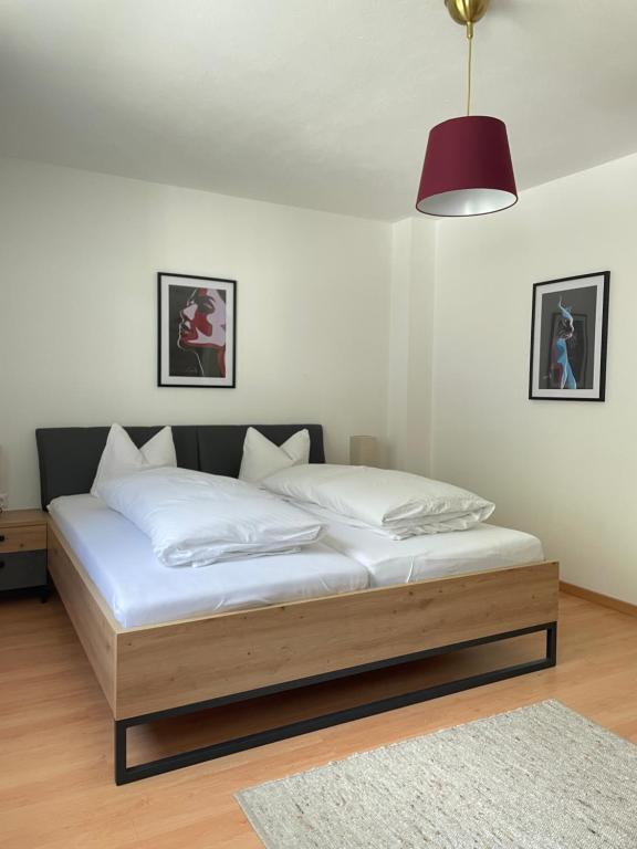Posteľ alebo postele v izbe v ubytovaní Ferienwohnung Zita Weber