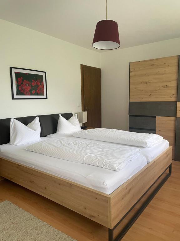 Posteľ alebo postele v izbe v ubytovaní Ferienwohnung Zita Weber