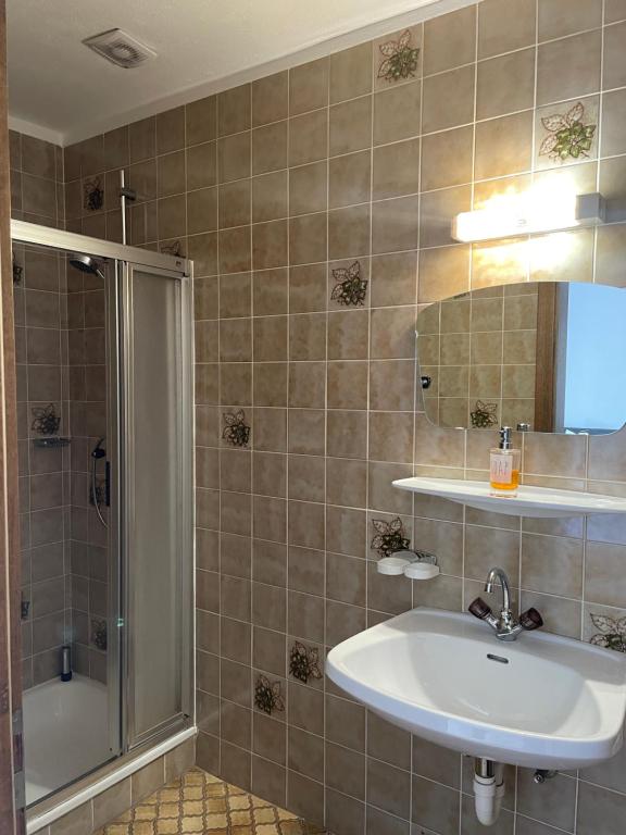 Kúpeľňa v ubytovaní Ferienwohnung Zita Weber