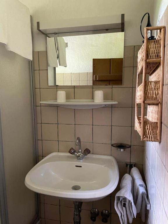 Kúpeľňa v ubytovaní Ferienwohnung Zita Weber