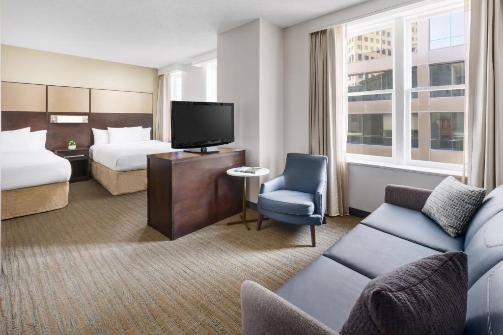 Residence Inn Atlanta Downtown - Larger Studio With Two Double Beds