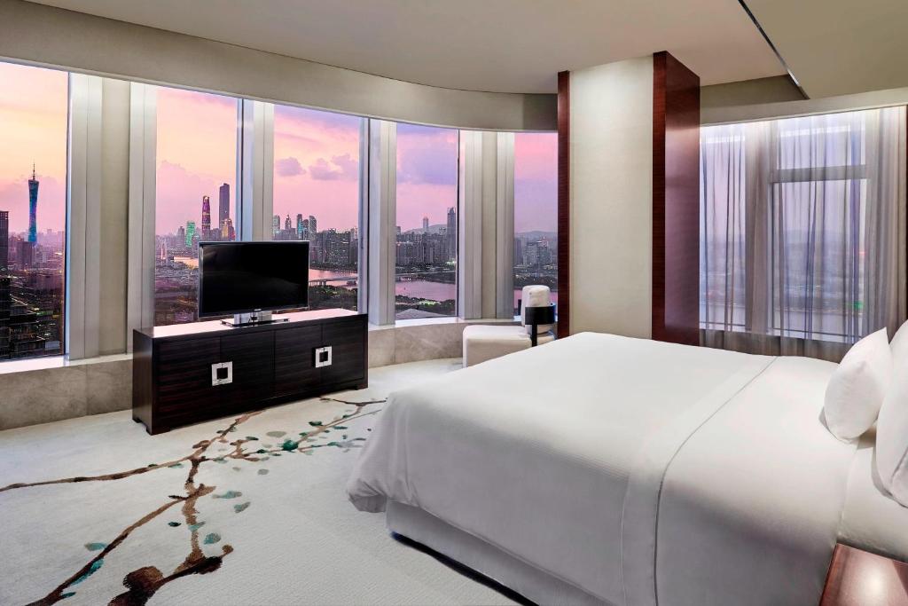 TV a/nebo společenská místnost v ubytování The Westin Pazhou