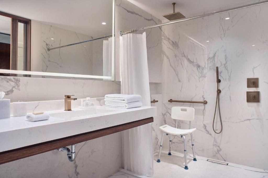 Koupelna v ubytování JW Marriott Hotel Guadalajara
