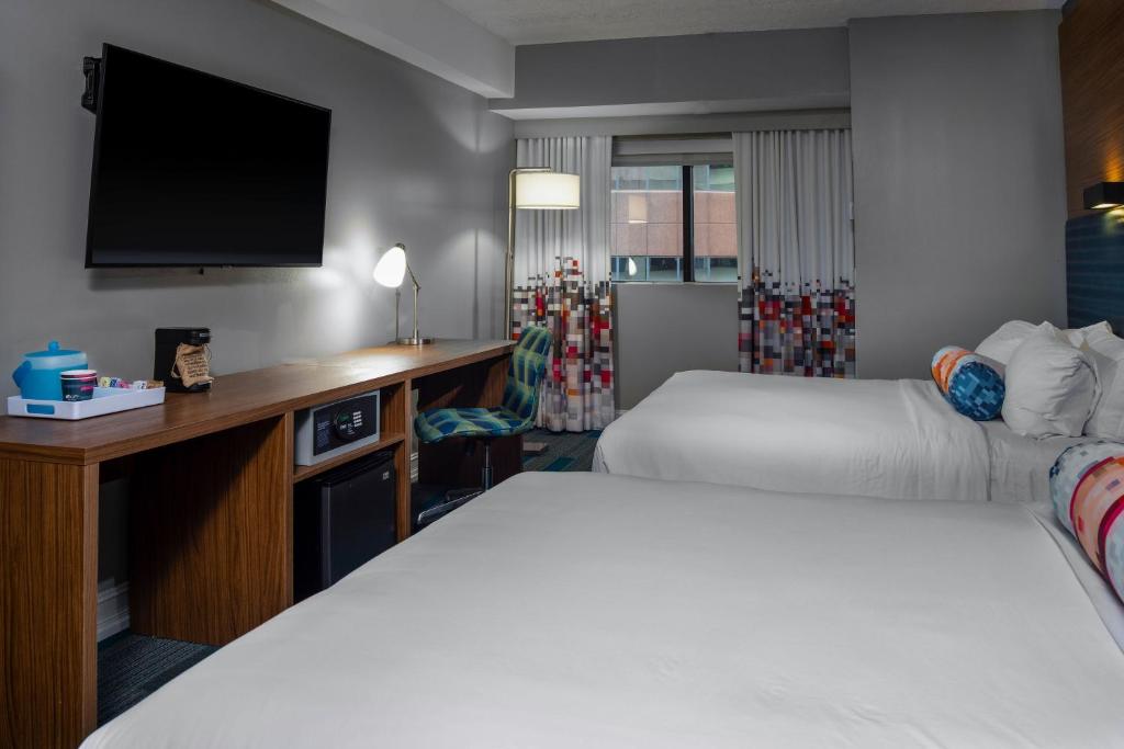 Aloft Nashville West End - Traditionele Koningin, Logeerkamer, 2 Koningin