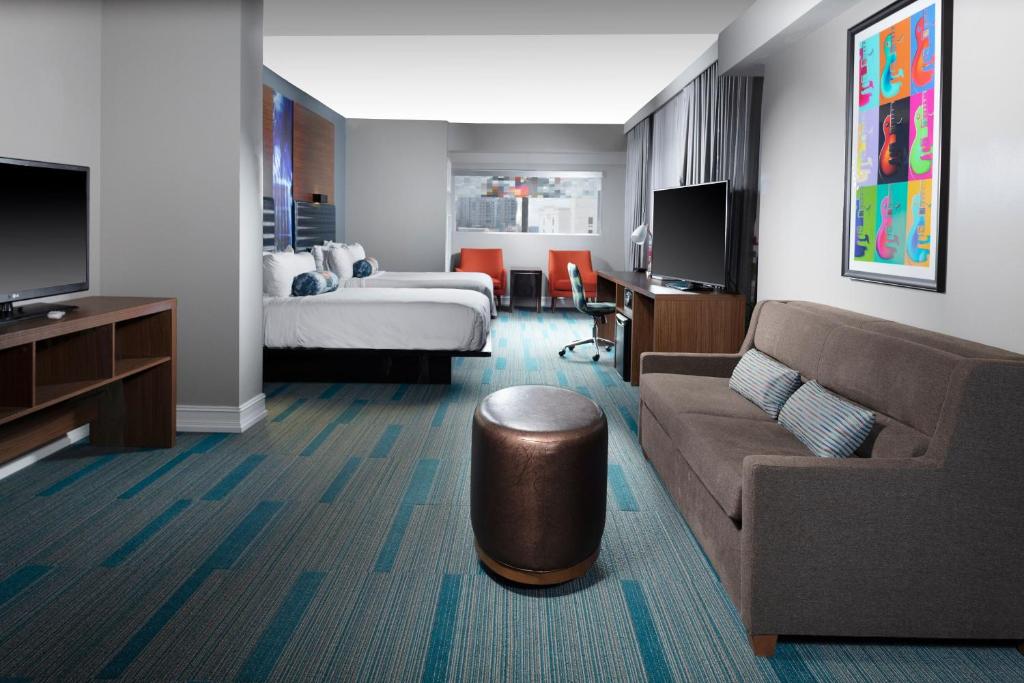 Aloft Nashville West End - Savy Suite Avec 2 Reines, 1 Chambre De Studio