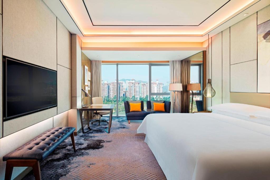 TV a/nebo společenská místnost v ubytování Sheraton Guangzhou Nansha Hotel