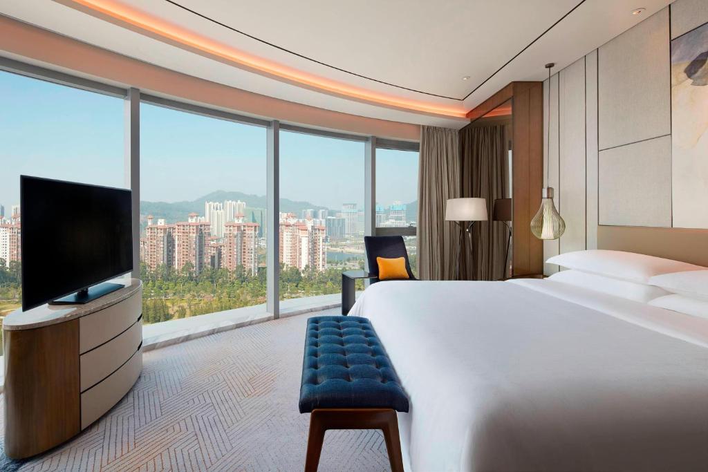 TV a/nebo společenská místnost v ubytování Sheraton Guangzhou Nansha Hotel