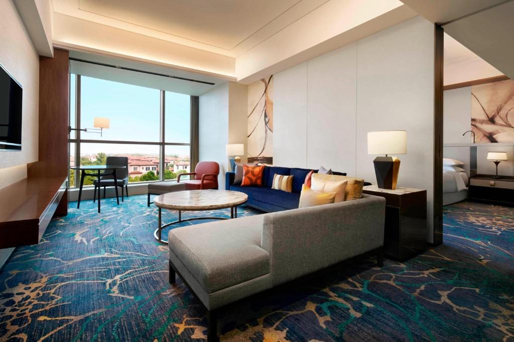 Posezení v ubytování Sheraton Shanghai Chongming Hotel