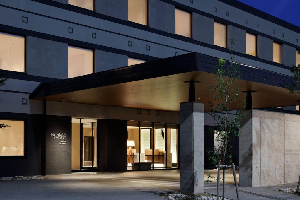 a large building with a lot of windows at Fairfield by Marriott Kyoto Kyotamba in Nantan city
