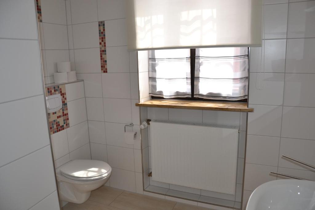 Koupelna v ubytování Baumeisterhaus