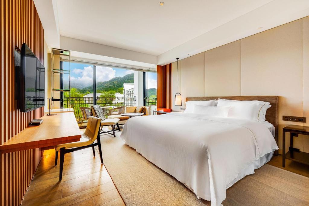 TV a/nebo společenská místnost v ubytování The Westin Tashee Resort, Taoyuan