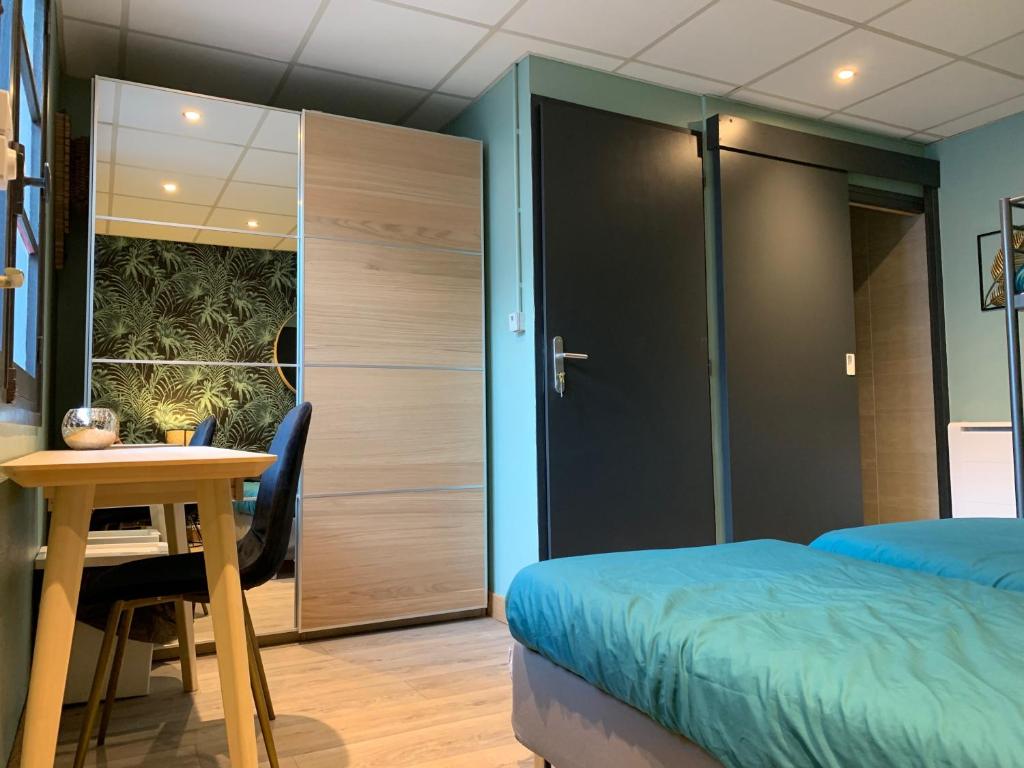Postel nebo postele na pokoji v ubytování Hotel Caplandes
