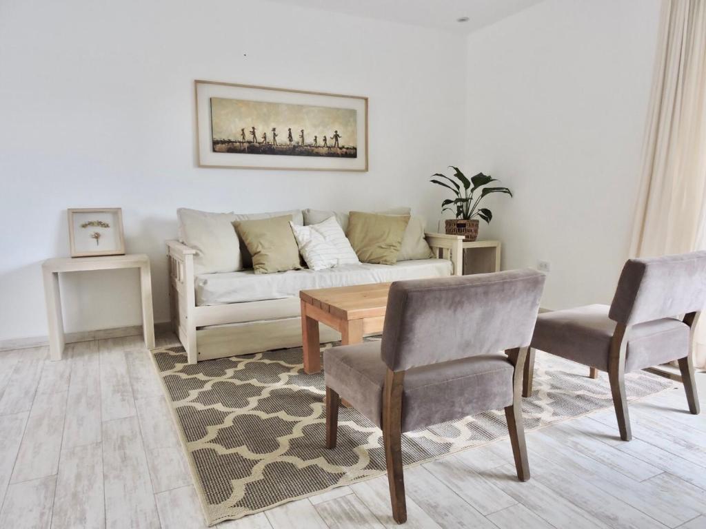Posezení v ubytování La Casita Amaia