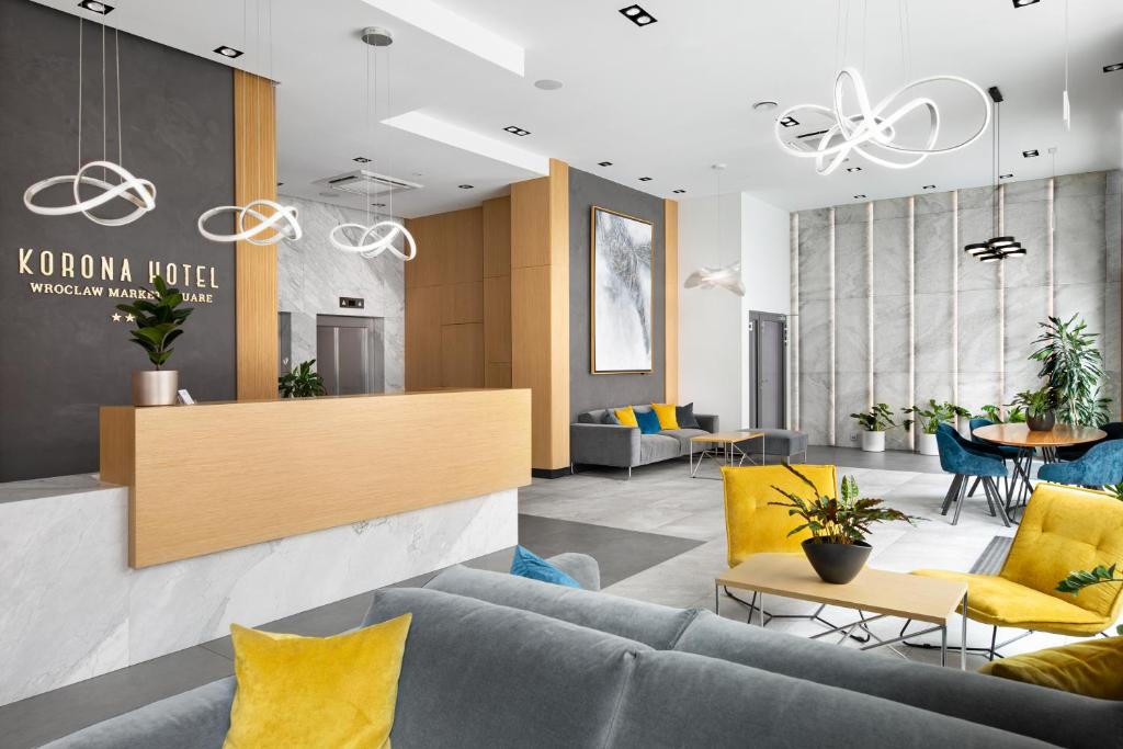 Posezení v ubytování Korona Gold - Korona Hotel Wrocław