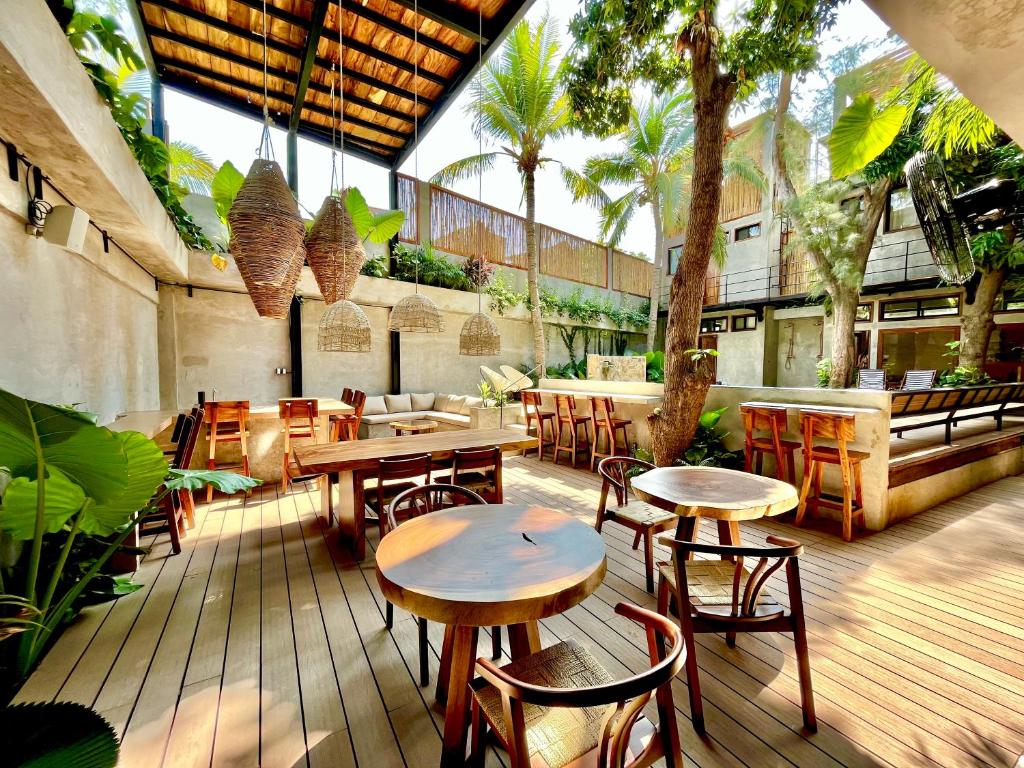 Patio nebo venkovní prostory v ubytování Nectar Hotel, Cafe, Cowork - Adults Only