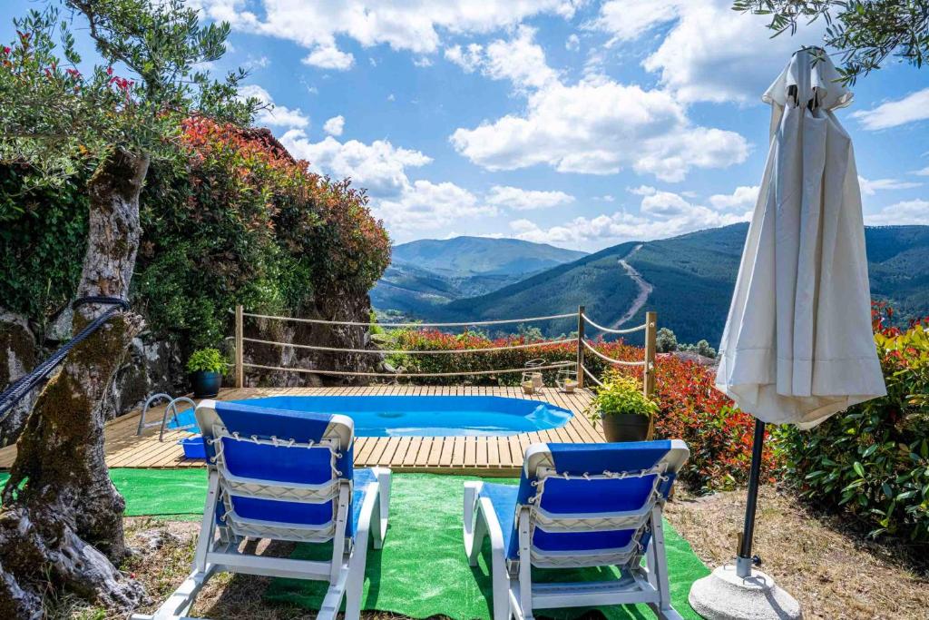 One bedroom house with shared pool enclosed garden and wifi at Vilar de Ferreiros - Housity