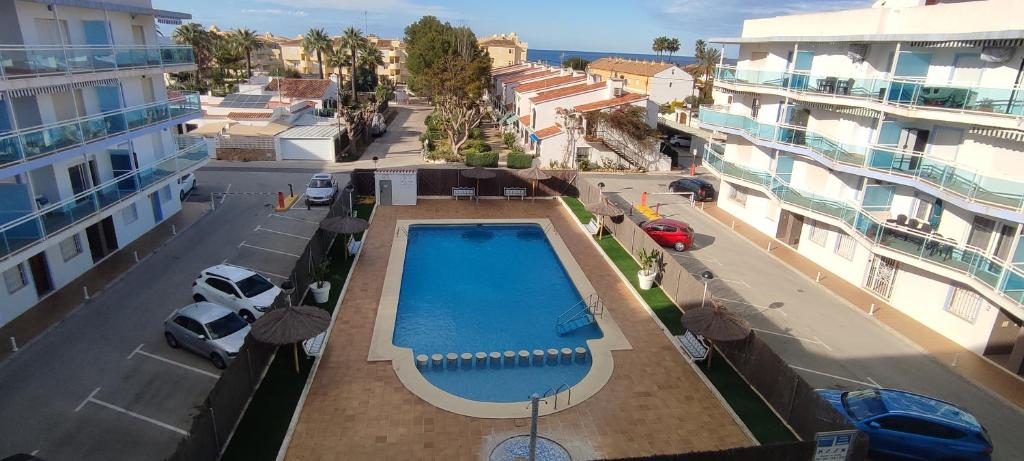 Bazén v ubytovaní La Palmera alebo v jeho blízkosti