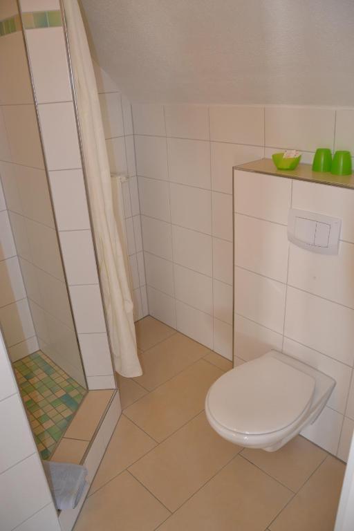 Koupelna v ubytování Baumeisterhaus