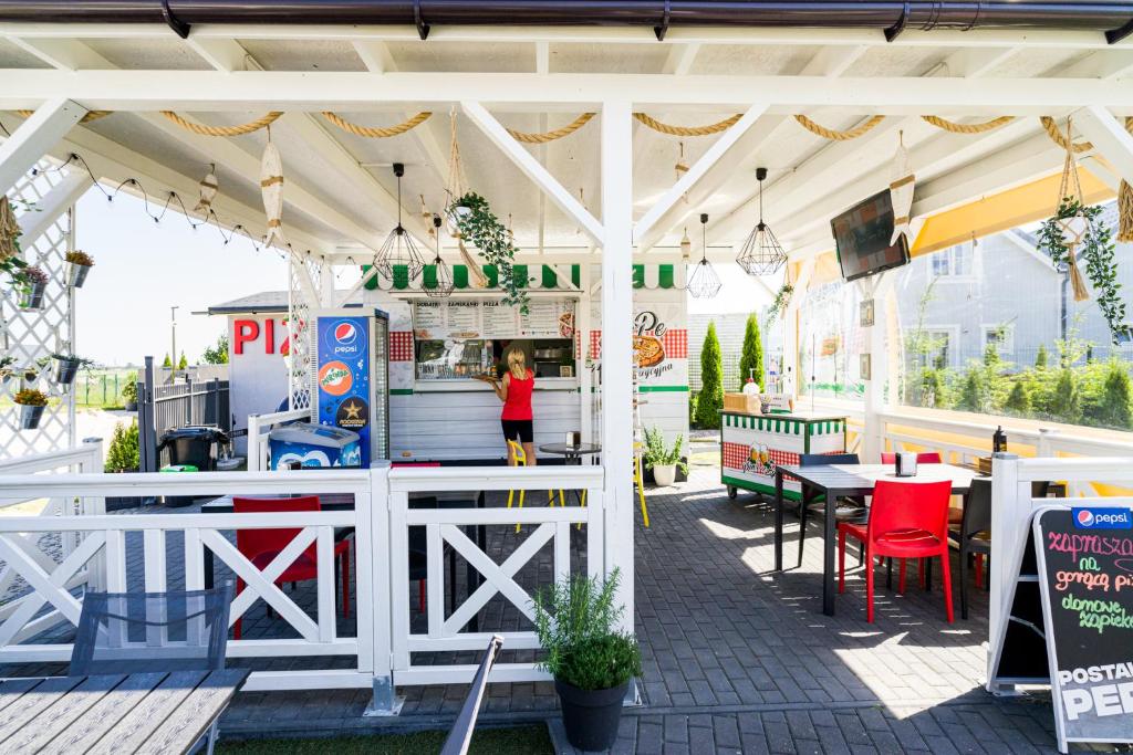 Restaurace v ubytování Zielone Wzgórze