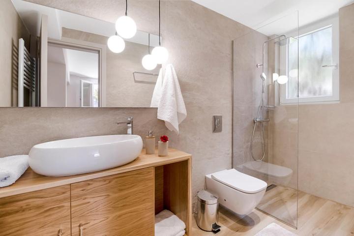 Kúpeľňa v ubytovaní Poly's Villa Lefkada