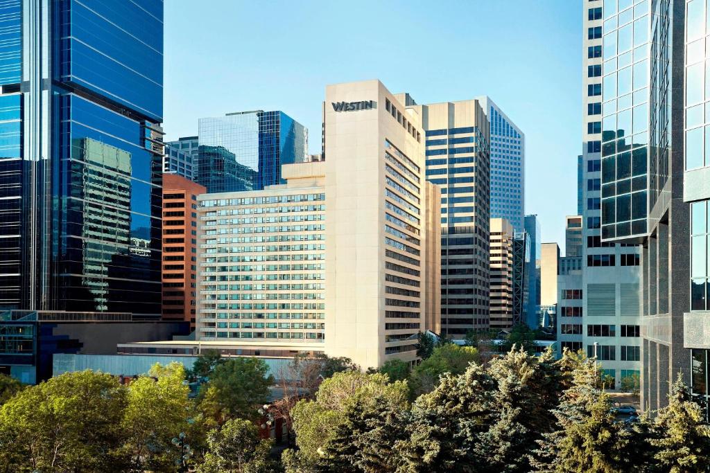 Nespecifikovaný výhled na destinaci Calgary nebo výhled na město při pohledu z hotelu