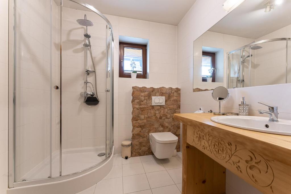 Kúpeľňa v ubytovaní Apartament Sobiczkowa Zakopane