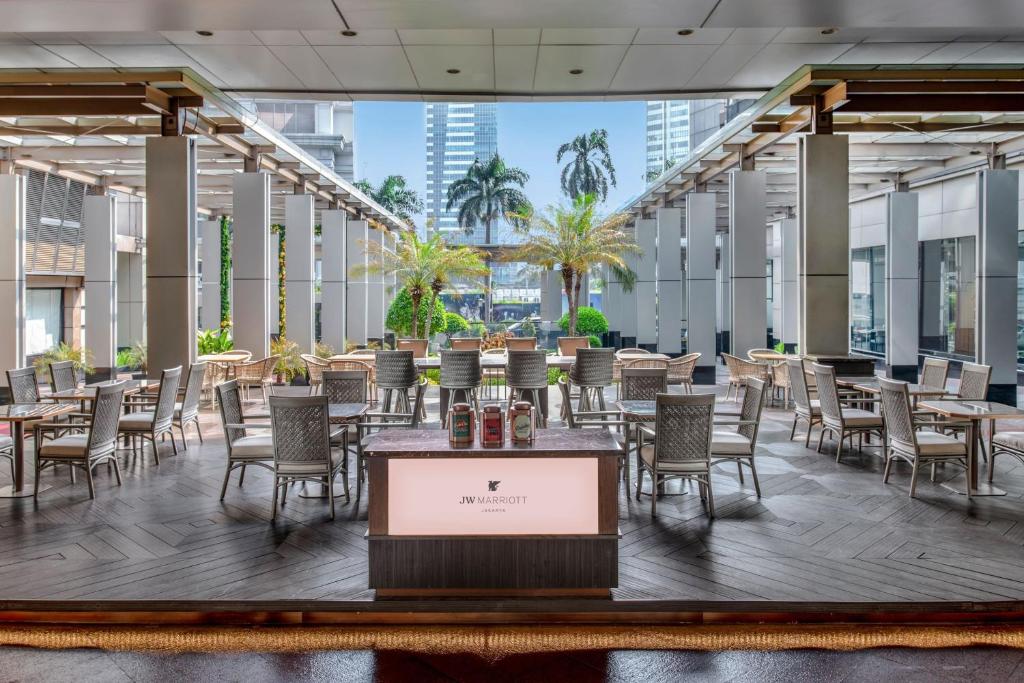 Restaurace v ubytování JW Marriott Hotel Jakarta