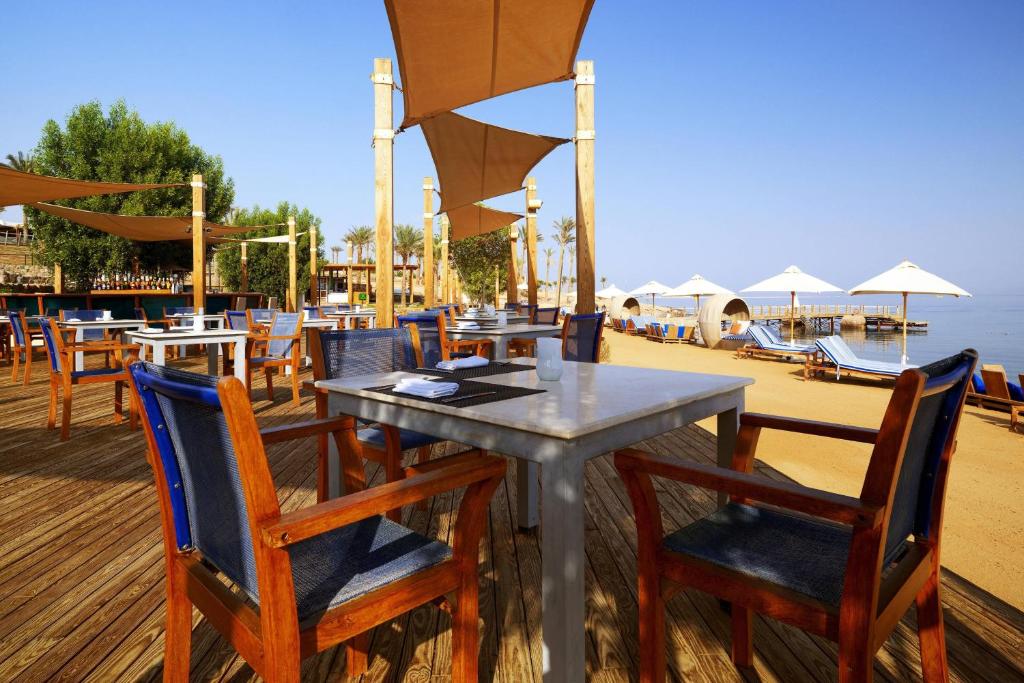 Restaurace v ubytování Retac Qunay Dahab Resort & SPA