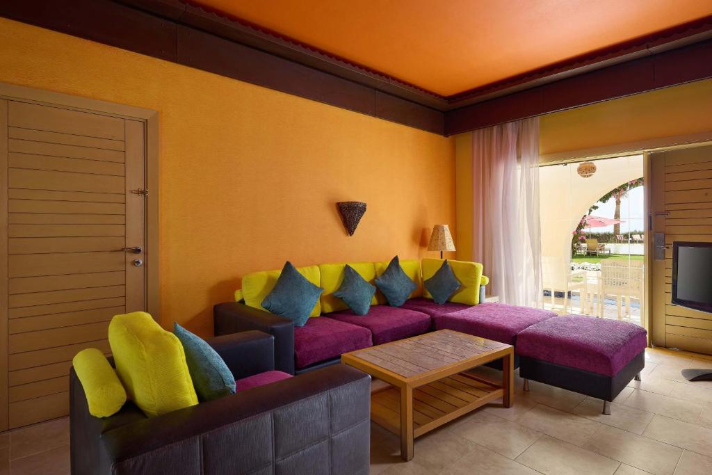 Posezení v ubytování Retac Qunay Dahab Resort & SPA