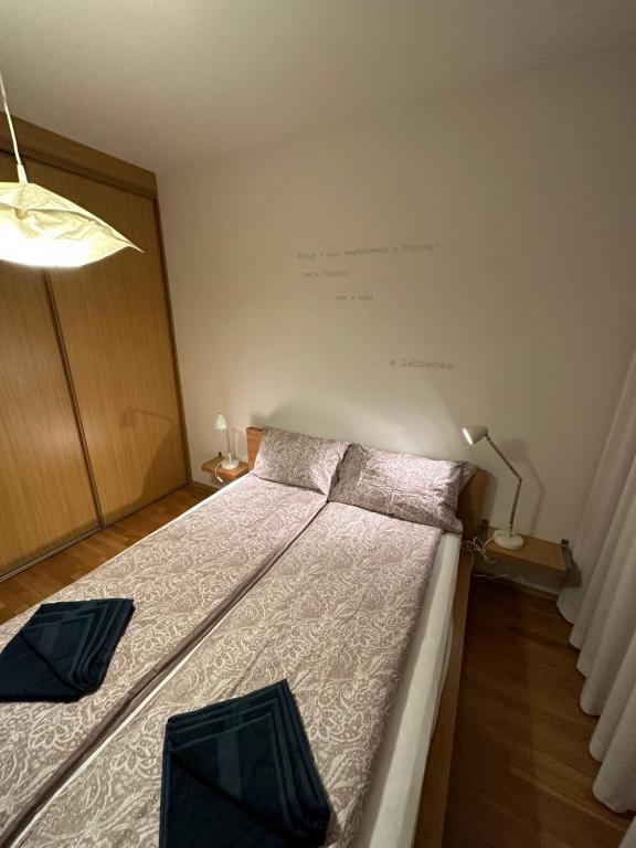 Ein Bett oder Betten in einem Zimmer der Unterkunft Central apartment with balcony