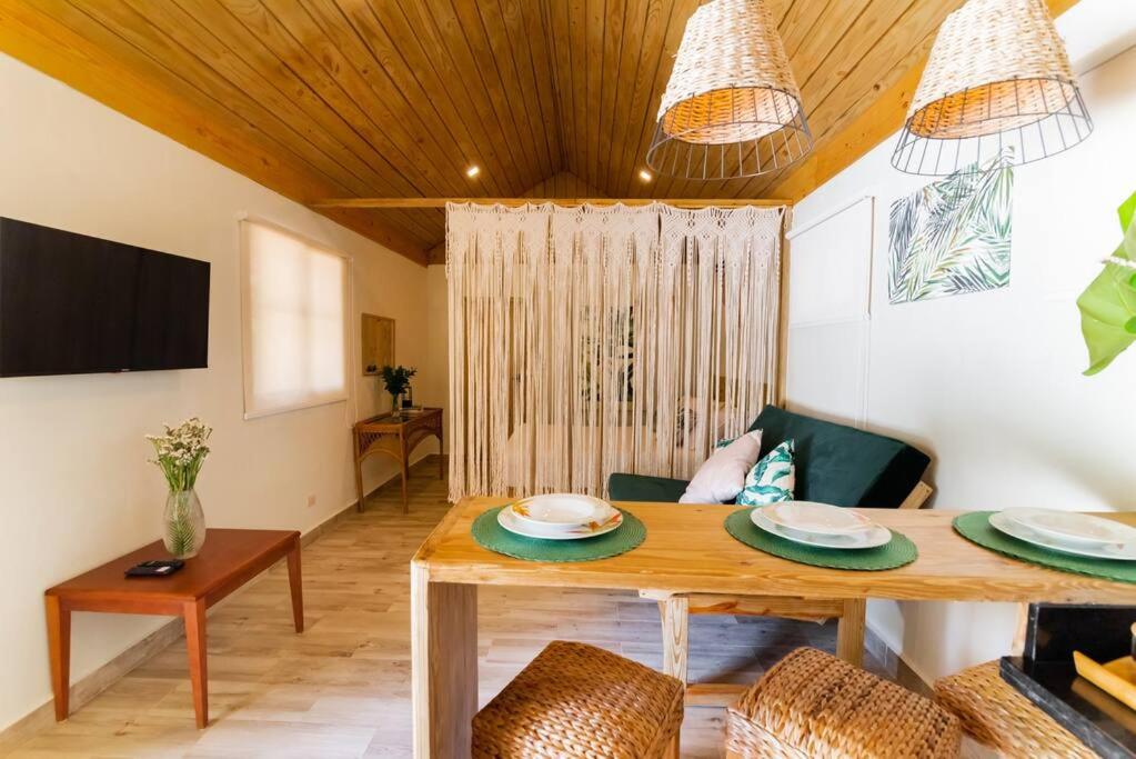 Posezení v ubytování Hacienda La Huerta, Puerto Plata