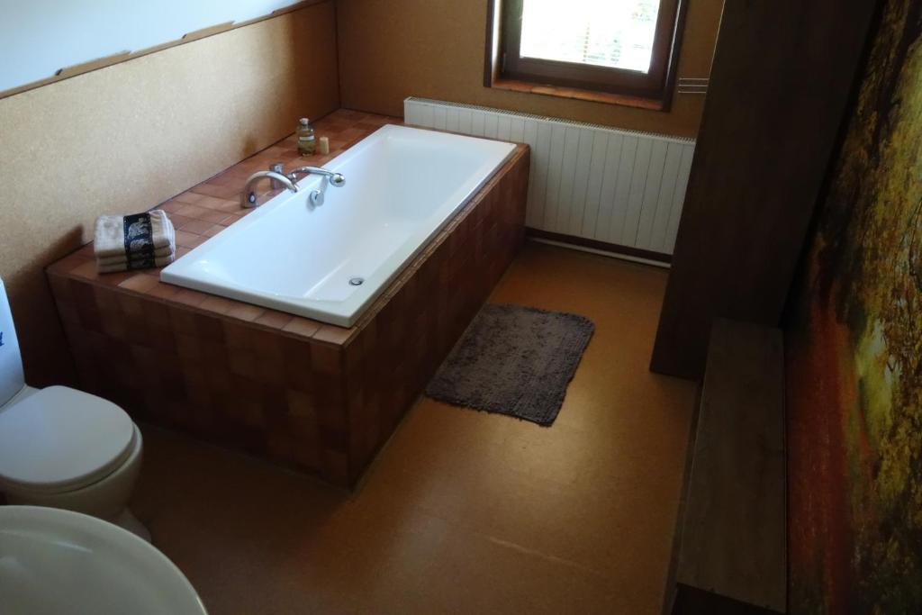 Koupelna v ubytování Pod Lípou