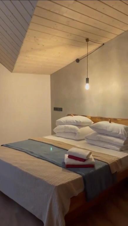 Postel nebo postele na pokoji v ubytování Садиба Оберіг